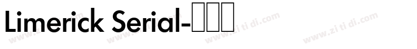 Limerick Serial字体转换